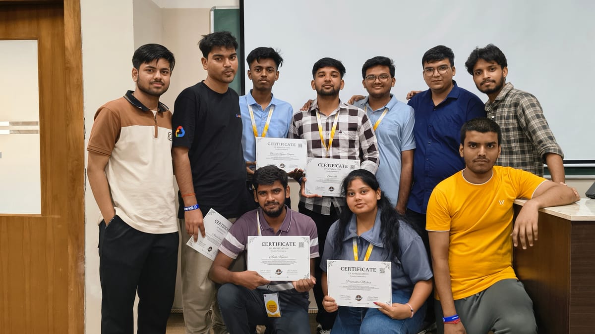 Team Certificate Distribution Photo 7
